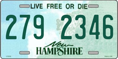 NH license plate 2792346