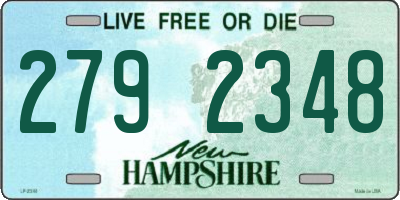 NH license plate 2792348