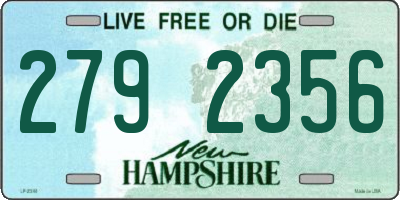 NH license plate 2792356
