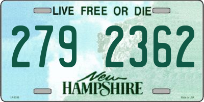 NH license plate 2792362