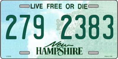 NH license plate 2792383