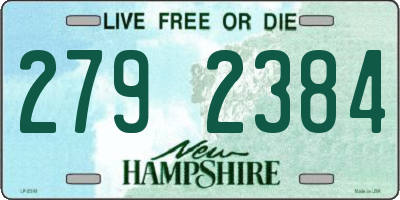 NH license plate 2792384