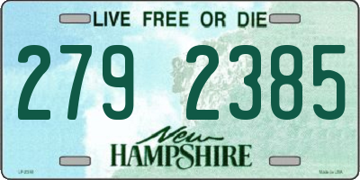 NH license plate 2792385