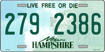 NH license plate 2792386