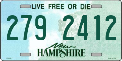 NH license plate 2792412