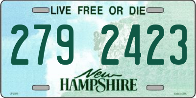 NH license plate 2792423