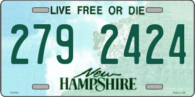 NH license plate 2792424