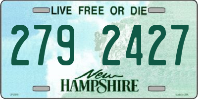 NH license plate 2792427
