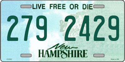 NH license plate 2792429