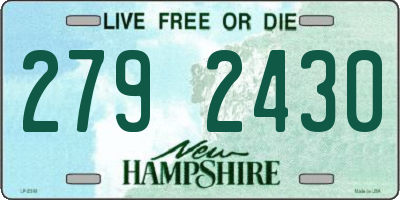 NH license plate 2792430