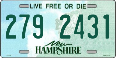 NH license plate 2792431
