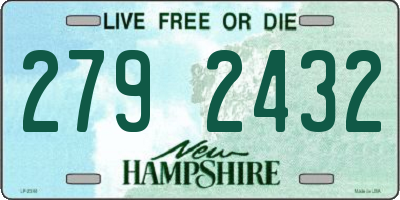 NH license plate 2792432