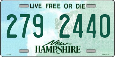 NH license plate 2792440