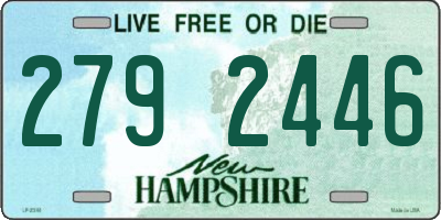 NH license plate 2792446