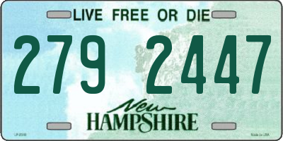 NH license plate 2792447