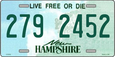 NH license plate 2792452