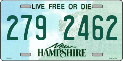 NH license plate 2792462