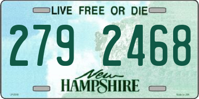 NH license plate 2792468