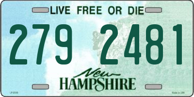 NH license plate 2792481
