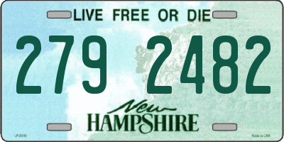 NH license plate 2792482