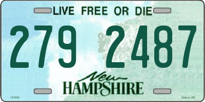 NH license plate 2792487