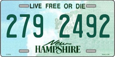 NH license plate 2792492