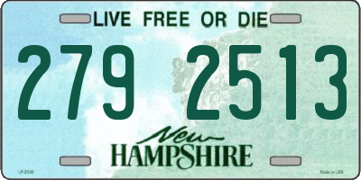NH license plate 2792513