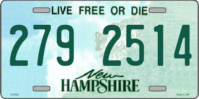 NH license plate 2792514
