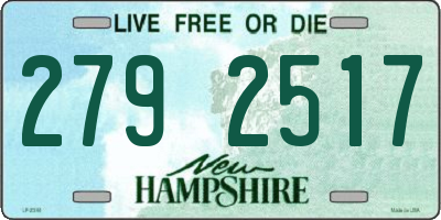 NH license plate 2792517