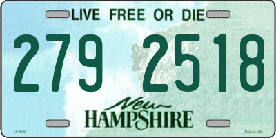 NH license plate 2792518
