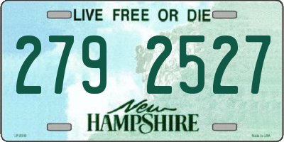NH license plate 2792527