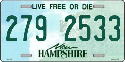 NH license plate 2792533