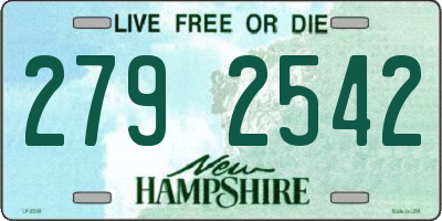NH license plate 2792542