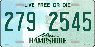 NH license plate 2792545