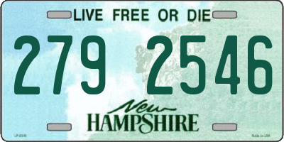 NH license plate 2792546
