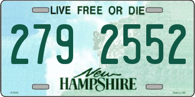 NH license plate 2792552