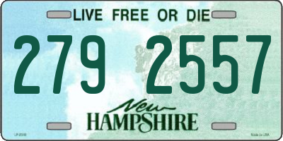 NH license plate 2792557