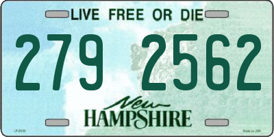 NH license plate 2792562