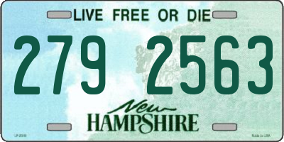 NH license plate 2792563