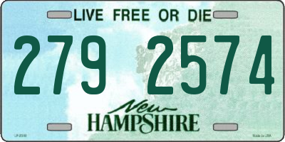NH license plate 2792574