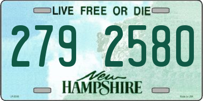 NH license plate 2792580
