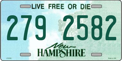NH license plate 2792582
