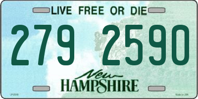NH license plate 2792590
