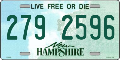 NH license plate 2792596