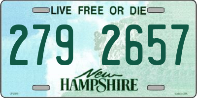NH license plate 2792657