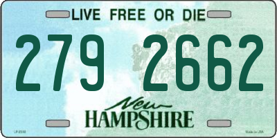 NH license plate 2792662