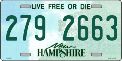 NH license plate 2792663