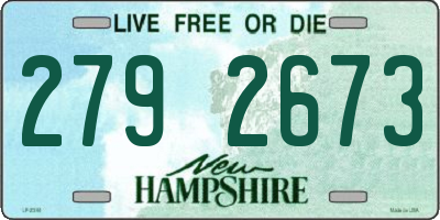 NH license plate 2792673