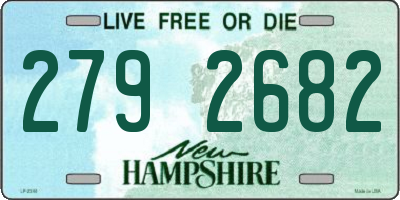 NH license plate 2792682