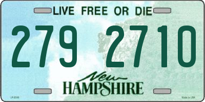 NH license plate 2792710
